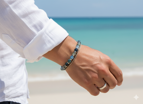 Pulsera Cianita y Plata 925 — Stillness