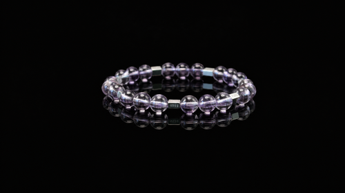 Pulsera de Amatista y Plata 925 — Vacío Púrpura