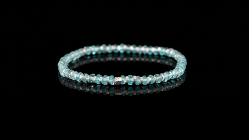 Pulsera de Aguamarina y Plata 925 — Travesía